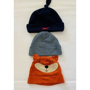 Lot Bundle Baby Boy Hats Gerber Cotton Soft Comfortable Newborn Infant 0-6 Month